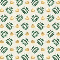 Stadium green yellow concept trendy repeating pattern vector illustration background