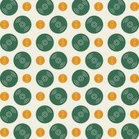 Compact Disk green yellow concept trendy repeating pattern vector illustration background