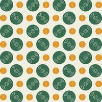 Compact Disk green yellow concept trendy repeating pattern vector illustration background