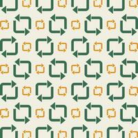 Arrow green yellow concept trendy repeating pattern vector illustration background