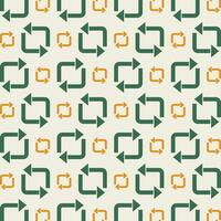 Arrow green yellow concept trendy repeating pattern vector illustration background