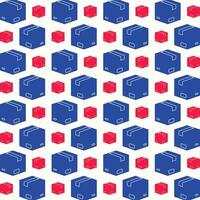 Package creative design repeating trendy pattern vector illustration background
