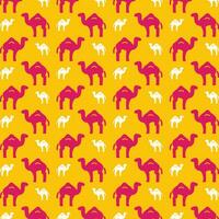 Camel pink background repeating trendy pattern vector illustration