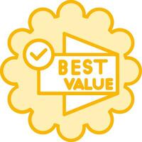 Best Value Vector Icon