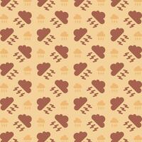 Storm trendy design brown repeating pattern vector illustration background