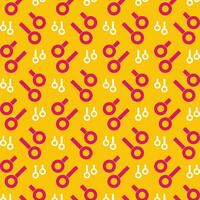Rings pink background repeating trendy pattern vector illustration
