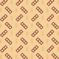 Signal Sign trendy design brown repeating pattern vector illustration background