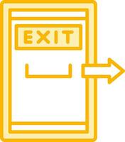 Exit Door Vector Icon