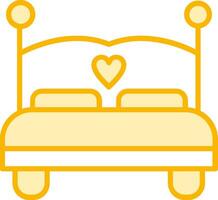 Double Bed Vector Icon