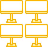 Monitors Vector Icon