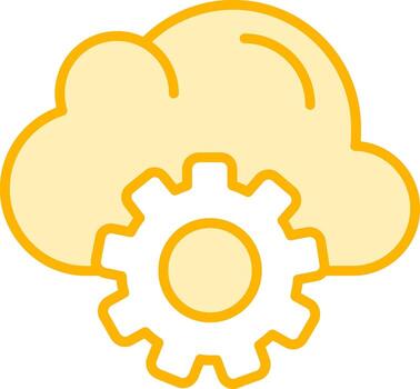 Cloud Computing Vector Icon