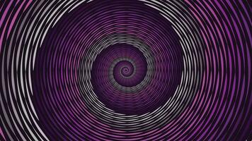 Abstarct spiral round vortex style background in dark purple color. vector