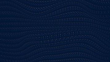 Abstract wavy distort line background in blue. vector