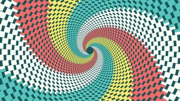 Abstract spiral dotted vortex simple line wavy background. vector