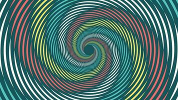 Abstract spiral dotted vortex simple line wavy background. vector
