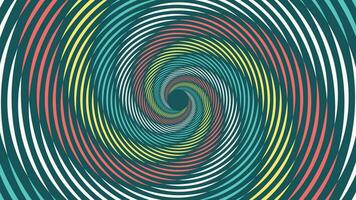 Abstract spiral dotted vortex simple line wavy background. vector