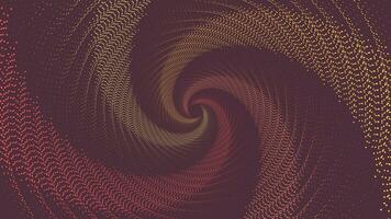 Abstract spiral wavy line wavy mandala style background. vector