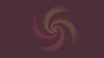 Abstract spiral wavy line wavy mandala style background. vector