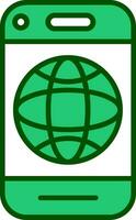 Mobile Internet Vector Icon