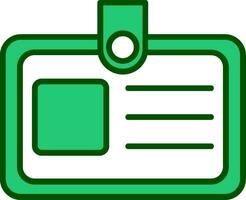 Identification Card Vector Icon
