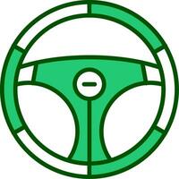 icono de vector de volante