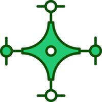 icono de vector de dron