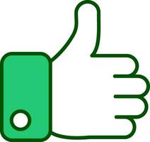 Thumbs Up Vector Icon