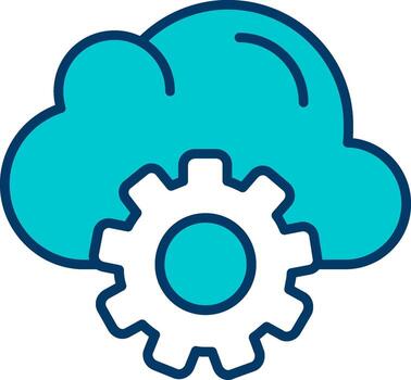 Cloud Computing Vector Icon