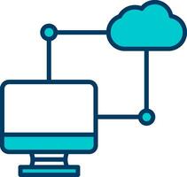 icono de vector de transferencia de datos