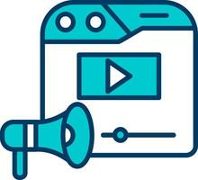 Video Marketing Vector Icon