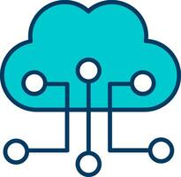Cloud Configuration Vector Icon