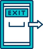 Exit Door Vector Icon