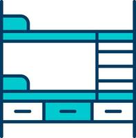 Bunk Bed Vector Icon