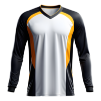 ai generado deporte jersey uniformes, aislado en transparente antecedentes. png