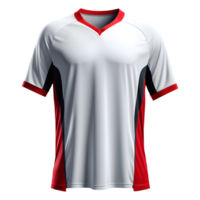 ai generiert Sport Jersey Uniformen, isoliert auf transparent Hintergrund. png