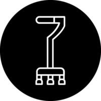 Walking Stick Vector Icon