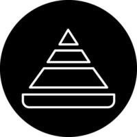 Pyramid Chart Vector Icon