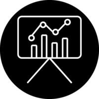 Stats Presentation Vector Icon