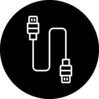 Usb Cable Vector Icon