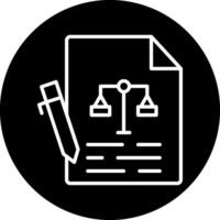 Contract Vector Icon