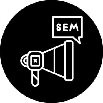 icono de vector de sem