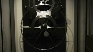 Close-up of Nautical clock in the Science Museum, a major museum on Exhibition Road in South Kensington, London. Action. World science history photo