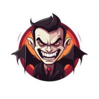 ai généré vampire art des illustrations pour autocollants, T-shirt conception, logo, affiche etc png