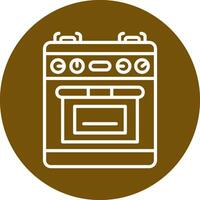 Gas Stove Vector Icon