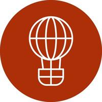 Hot Air Balloon Vector Icon