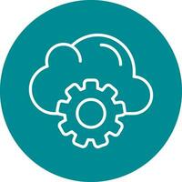 Cloud Computing Vector Icon