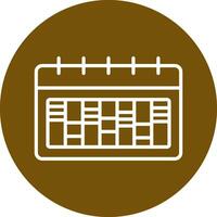 Schedule Vector Icon