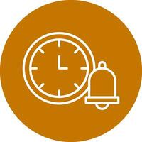 icono de vector de reloj