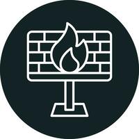 Firewall Vector Icon