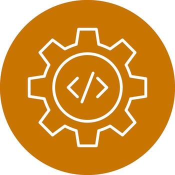 icono de vector de codificación